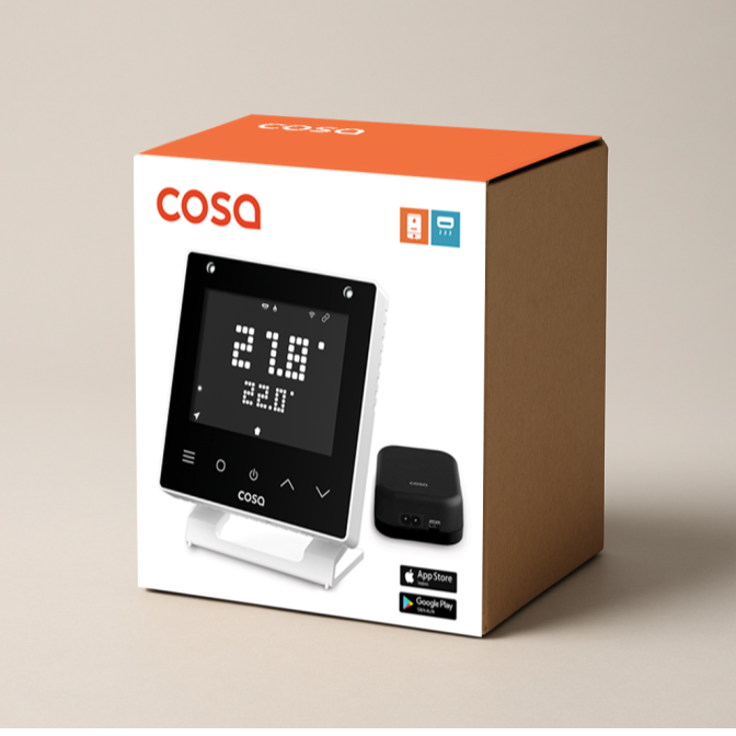 Cosa Akıllı Oda Termostatı Kablosuz Kombi ve Klima Kontrolü
