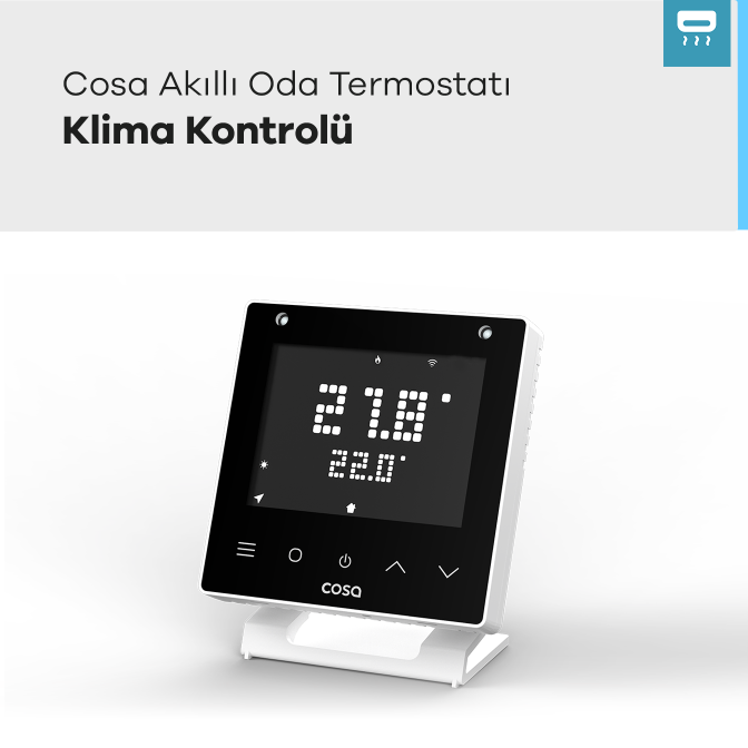 Cosa Akıllı Oda Termostatı Klima Kontrolü