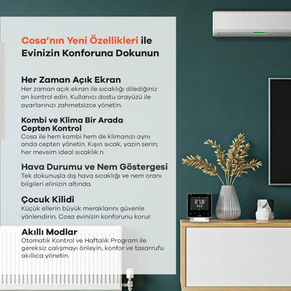 Cosa Akıllı Oda Termostatı Özellikler
